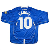 2002/03 BRESCIA BAGGIO #10 L/S HOME SHIRT (L) UMBRO
