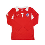2012/14 CHILE ALEXIS #7 *PLAYER ISSUE* L/S HOME SHIRT (M) PUMA