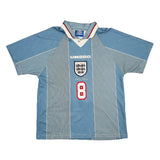1996/97 ENGLAND GASCOIGNE #8 AWAY SHIRT (M) UMBRO