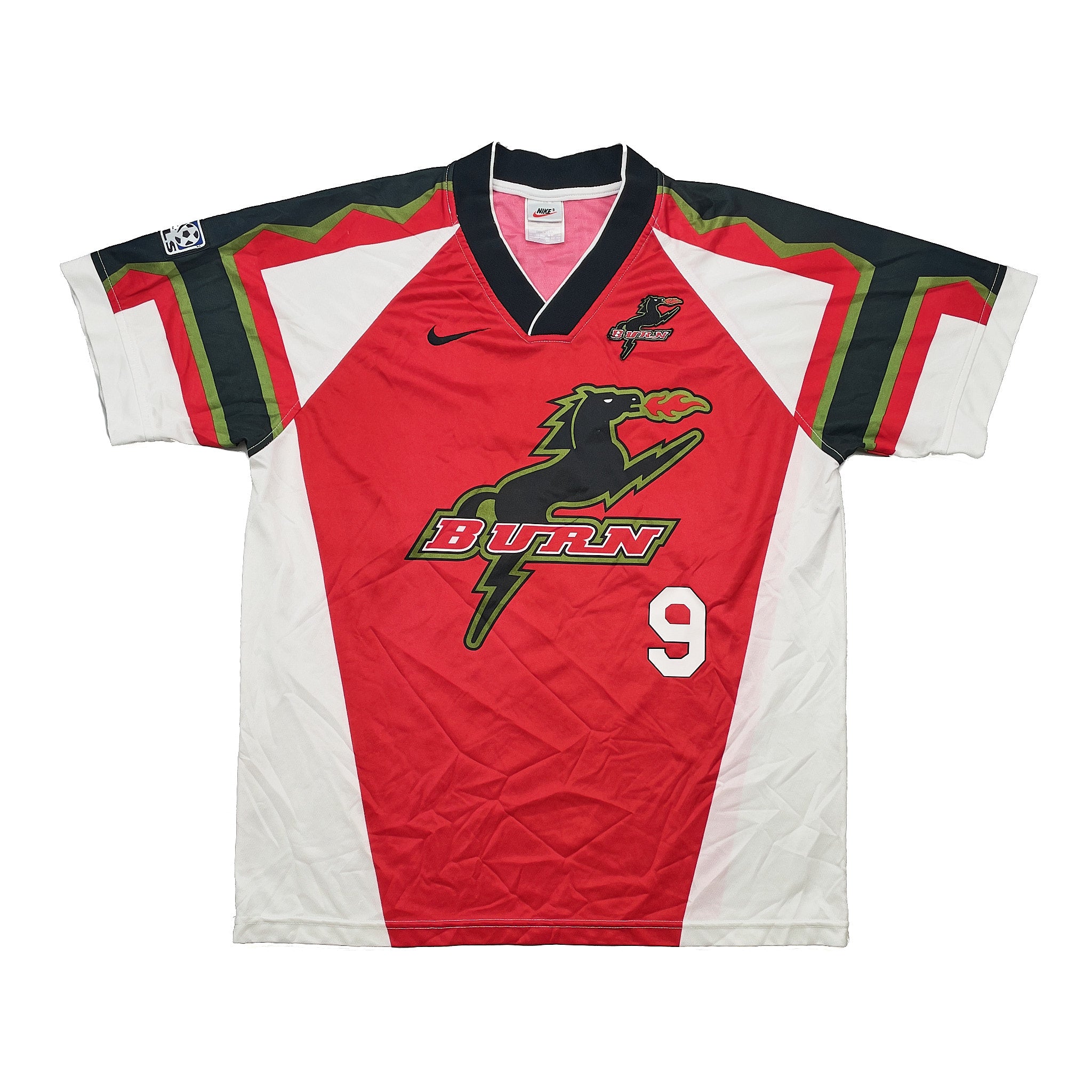 1996-dallas-burn-hugo-sanchez-9-home-shirt-l-nike454