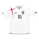 2005/07 ENGLAND OWEN #10 HOME SHIRT (L) UMBRO
