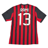 2013/14 AC MILAN RAMI #13 *MATCH ISSUE* HOME SHIRT (XL) ADIDAS