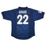 2000/01 VALENCIA AIMAR #22 AWAY SHIRT (L) NIKE