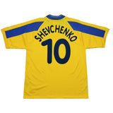 1998/00 UKRAINE SHEVCHENKO #10 HOME SHIRT (L) PUMA