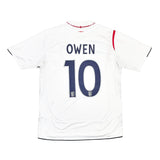 2005/07 ENGLAND OWEN #10 HOME SHIRT (L) UMBRO