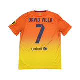 2012/13 BARCELONA DAVID VILLA #7 AWAY SHIRT (M) NIKE