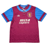 1992/93 ASTON VILLA HOME SHIRT (L) UMBRO
