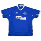 1999/00 EVERTON HOME SHIRT (XXL) UMBRO