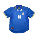 1996/97 Italy Baggio #18 Home Shirt (XL) Nike
