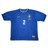 1998/00 BRAZIL CAFU #2 AWAY SHIRT (L) NIKE