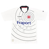 2011/12 EINTRACHT FRANKFURT *SQUAD SIGNED* AWAY SHIRT (M) JAKO