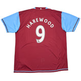 2007/08 ASTON VILLA HAREWOOD #9 HOME SHIRT (XXL) NIKE