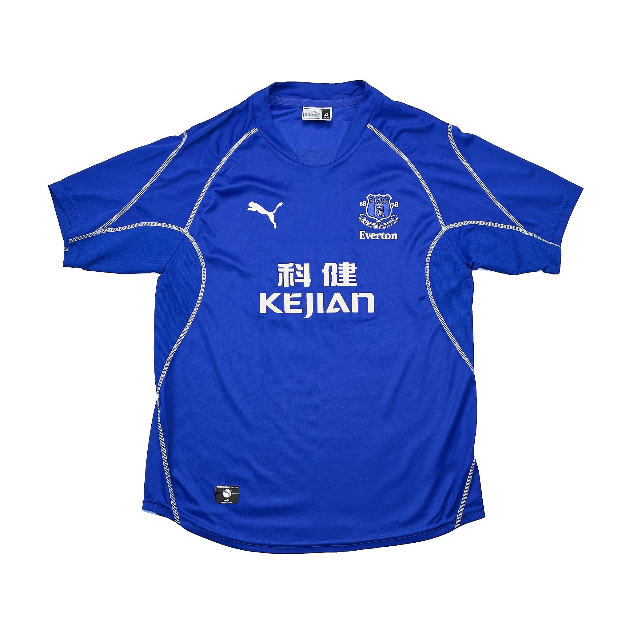 2002/03 Everton Li Tie #12 Home Shirt (XL) Puma – Cult Kits