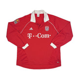 2005/06 BAYERN MUNICH ISMAEL #25 *MATCH ISSUE* L/S HOME SHIRT (L) ADIDAS