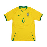 2008/09 BRAZIL #6 *PLAYER ISSUE* HOME SHIRT (L) NIKE