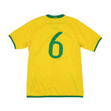 2008/09 BRAZIL #6 *PLAYER ISSUE* HOME SHIRT (L) NIKE