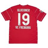 2009/10 FREIBURG GLOCKNER #19 *SQUAD SIGNED* HOME SHIRT (L) NIKE