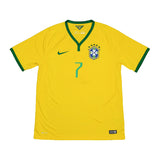 2014/15 BRAZIL HULK #7 HOME SHIRT (L) NIKE
