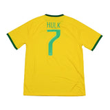 2014/15 BRAZIL HULK #7 HOME SHIRT (L) NIKE