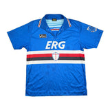 1994/95 SAMPDORIA HOME SHIRT (S) ASICS