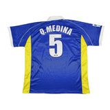 1999/01 VILLARREAL MEDINA #5 *PLAYER ISSUE* AWAY SHIRT (XL) KELME