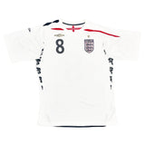 2007/09 ENGLAND LAMPARD #8 HOME SHIRT (XL) UMBRO