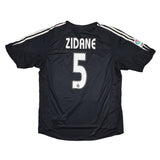 2004/05 REAL MADRID ZIDANE #5 AWAY SHIRT (XL) ADIDAS