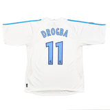 2003/04 MARSEILLE DROGBA #11 HOME SHIRT (L) ADIDAS