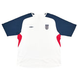 2001/03 ENGLAND TRAINING SHIRT (XL) UMBRO