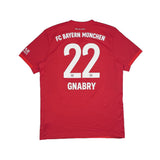 2019/20 BAYERN MUNICH GNABRY #22 HOME SHIRT (L) ADIDAS
