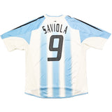 2004/05 ARGENTINA SAVIOLA #9 HOME SHIRT (L) ADIDAS
