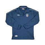 2001/02 ENGLAND L/S POLO SHIRT (XS) UMBRO