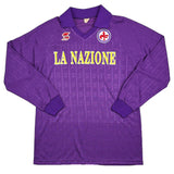 1989/90 FIORENTINA #10 BAGGIO L/S HOME SHIRT (M) ABM