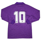 1989/90 FIORENTINA #10 BAGGIO L/S HOME SHIRT (M) ABM