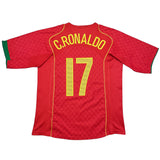 2004/06 PORTUGAL C.RONALDO #17 HOME SHIRT (L) NIKE