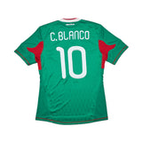2010/11 MEXICO C.BLANCO #10 HOME SHIRT (M) ADIDAS