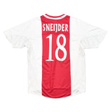 2003/04 AJAX SNEIJDER #18 HOME SHIRT (M) ADIDAS
