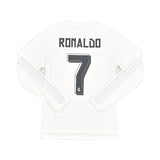 2015/16 REAL MADRID RONALDO #7 L/S HOME SHIRT (S) ADIDAS