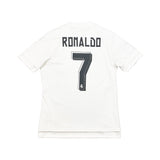 2015/16 REAL MADRID RONALDO #7 HOME SHIRT (M) ADIDAS