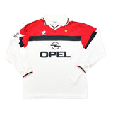 1994/95 AC MILAN MALDINI #3 C/L L/S AWAY SHIRT (XL) LOTTO