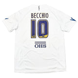 2010/11 LEEDS UNITED BECCHIO #10 HOME SHIRT (L) MACRON