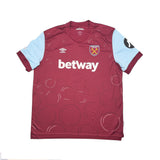 2023/24 WEST HAM CRESSWELL #3 HOME SHIRT (XXXL) UMBRO