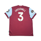 2023/24 WEST HAM CRESSWELL #3 HOME SHIRT (XXXL) UMBRO
