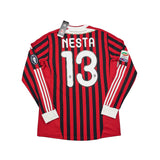 2011/12 AC MILAN NESTA #13 *BNWT* L/S HOME SHIRT (M) ADIDAS
