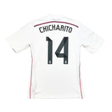2014/15 REAL MADRID CHICHARITO #14 HOME SHIRT (M) ADIDAS
