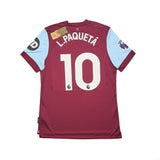 2023/24 WEST HAM L.PAQUETA #10 *BNWT* HOME SHIRT (L) UMBRO