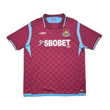 2009/10 WEST HAM NOBLE #16 HOME SHIRT (M) UMBRO