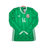 2016/17 MEXICO J.HERNANDEZ #14 *BNWT* L/S HOME SHIRT (M) ADIDAS