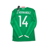 2016/17 MEXICO J.HERNANDEZ #14 *BNWT* L/S HOME SHIRT (M) ADIDAS