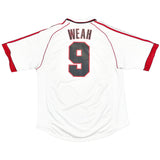 1999/00 AC MILAN WEAH #9 AWAY SHIRT (XL) ADIDAS